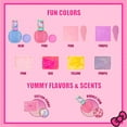 thumbnail image 3 of Hello Kitty and Friends Beauty Vanity Set with Light-Up Mirror, Includes Lip Gloss, Eyeshadow, Blush, Brushes, Nail Polishes, Ages 6+, Battery Not Included, for Gift-Giving, Parties by Townley Girl, 3 of 9