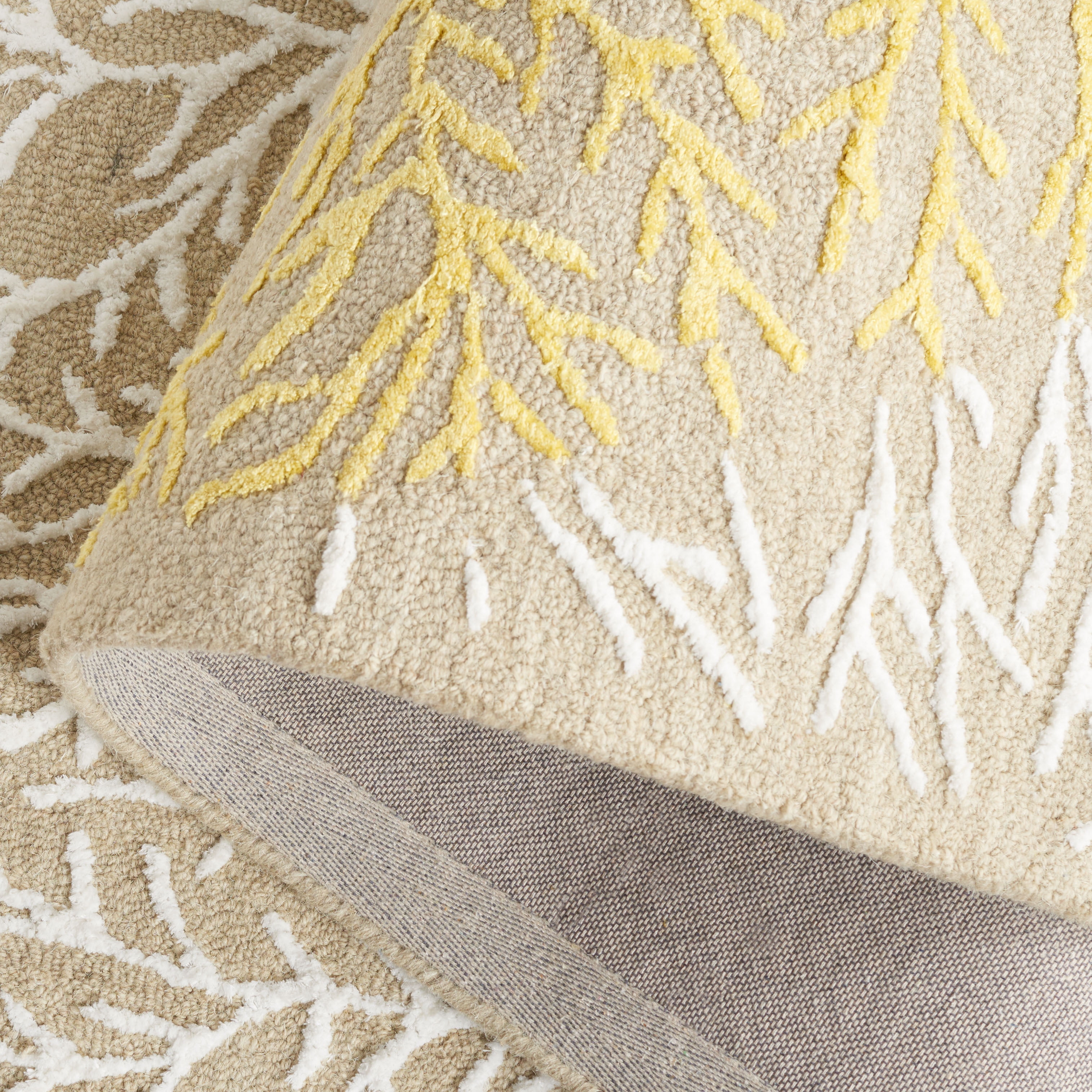 SAFAVIEH Soho Roger Abstract Runner Rug, Beige/Yellow, 2'3" x 8'