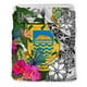 thumbnail image 4 of Tuvalu Juego de Cama Personalizado Blanco - Turle Plumeria Banana Leaf, 4 of 5