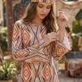thumbnail image 6 of Alaiyaky Womens 1970's Disco Fancy Dress Costume, 70s Outfits for Women, 70s Retro Hippie Dress with Headband for Hen Party, Music Festival & Theme Party, 6 of 8