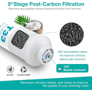 SimPure 5-Stage Countertop Reverse Osmosis Water Filtration System