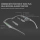 thumbnail image 2 of Hombres Mujeres Bluetooth Wireless Smart Glasses Unisex Stereo Music Auriculares Gafas de sol, Anti-Blue, Black Tarnish Guardurnaity EL2610-03B, 2 of 2