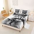 thumbnail image 2 of Erosebridal Raccoon Wildlife Bed Sheets, Cartoon Animal Lover King Sheets, 4 Pieces, 2 of 5