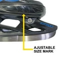 thumbnail image 3 of SOFTMAX INSULATED ADJUSTABLE ICE SKATE FOR KIDS- 3 SIZES ADJUSTMENTS (BK/BL, X-SMALL), 3 of 4