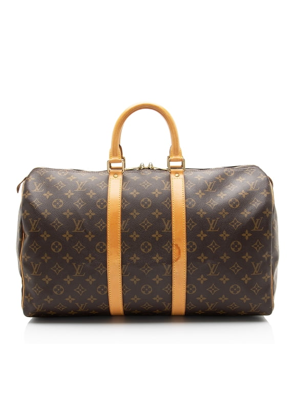 Pre-Owned Louis Vuitton Vintage Monogram Canvas Keepall 45 Duffle