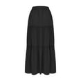 thumbnail image 5 of Summer Skirts for Women Fall Fashion Women Casual Comfort Elastic Waist Tie Pocket Ankle Skirt Summer Vacation Beach Fashion Casual Daily Wear, 5 of 7