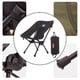 thumbnail image 5 of Heavy Duty Travel Camping Silla Taburete Plegable Sillón Respaldo Silla Portátil Libre Asiento para , Pesca, Senderismo, Negro Sunnimix Sillas de exterior, 5 of 8