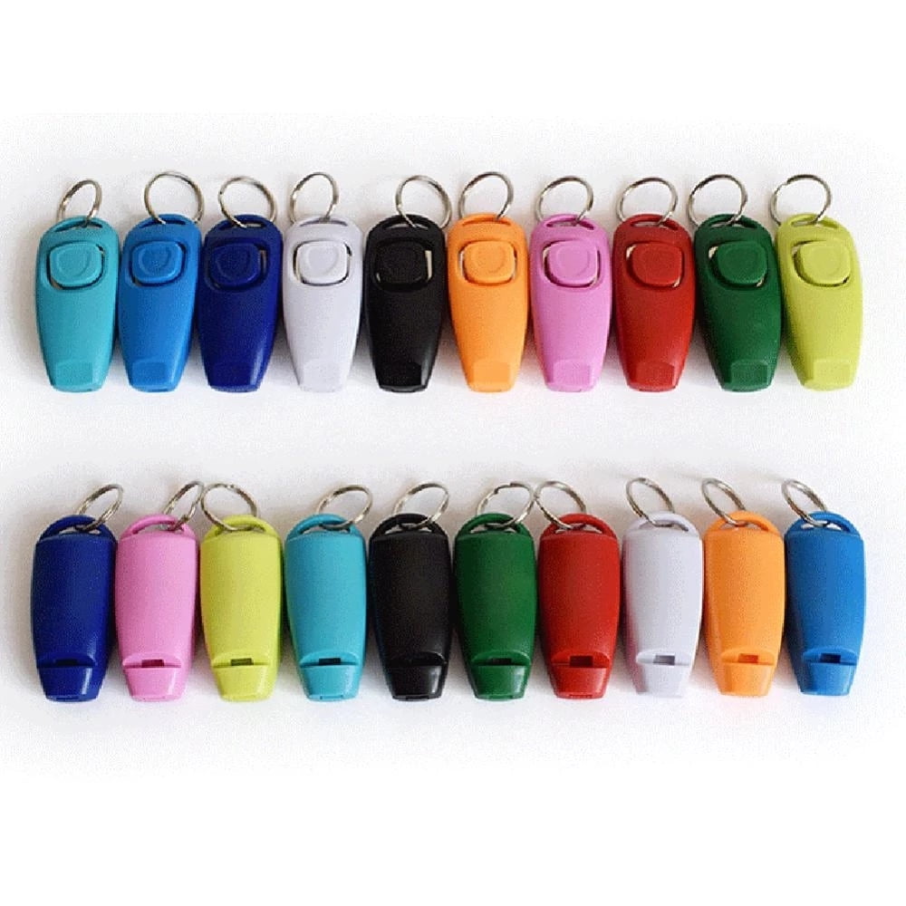 10PCS 2 In 1 Whistle Training Accessories Pet Dog Training Tool Dog Pet  Supplies Suitable for large, medium and small dogs