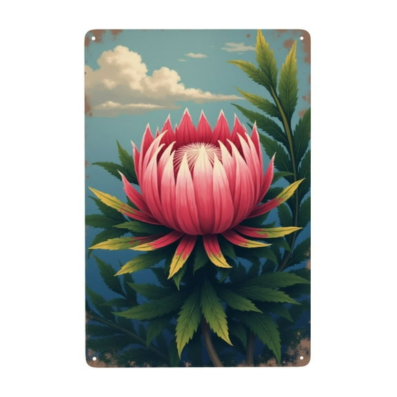 Vintage Thistle Scotland Metal Tin Sign Retro Kitchen S Prints Funny Novelty Metal Signs For Bathroom Coffee Shop Decor Bar Man Cave Garage Coffee Bar Wall Decor 12X8 In Birthday Father Day Gifts