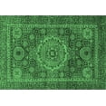 thumbnail image 1 of Ahgly Company Indoor Rectangle Abstract Emerald Green Modern Area Rugs, 7' x 10', 1 of 4