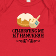 thumbnail image 3 of Inktastic 1st Hanukkah Childs Dreidel Baby Romper Coveralls, 3 of 4