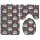 thumbnail image 1 of ABPHQTO Erizo Juego de alfombras de baño de 3 piezas Alfombra de baño Alfombra de contorno y tapa de inodoro ABPHQTO Cont-CHAPPLE-26375, 1 of 2
