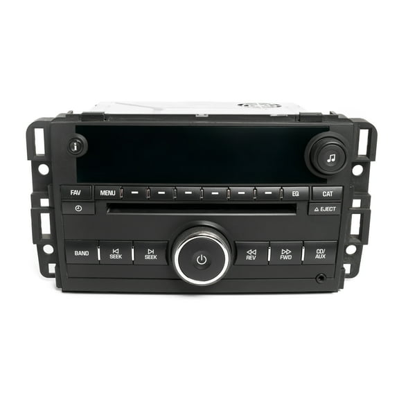 Restored 2008 Buick Enclave AM FM CD Player Stereo Receiver w Auxiliary In Face 25831565 (Refurbished)