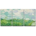 thumbnail image 3 of IDEA4WALL Wall Art Set Canvas Print Green Wheat Fields Vincent Van Gogh Classical Nature Wilderness Fine Art Multicolor Artwork for Living Room, Bedroom, Office - 24"x36"x3 Canvas, 3 of 5