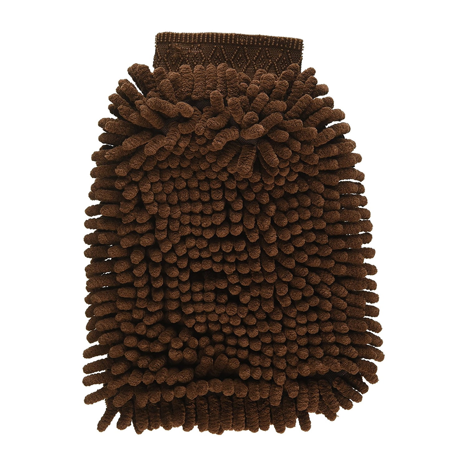 American Kennel Club Dri-Tail Ultra Absorbent Microfiber Chenille Pet Mitt - Brown