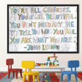 thumbnail image 5 of John Lennon Quotes Wall Decor, Workplace Wall Decor, Motivational Printed, Success Printed, You're All Geniuses Poster, Canvas Wall Decor - Gallery Wrapped, 5 of 7
