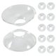 thumbnail image 4 of Bobinas de Vidrio para Candelabros, 12 Protectores Antigoteo Velas, Anillos Velas Cónicas, Atrapagotas Velas., 4 of 5
