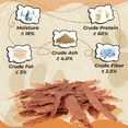 thumbnail image 2 of PAWUP Duck Jerky Dog Treats, High Protein Pure Duck Crisps Dog Snacks for Small Medium Large Dogs, Training Treats for Dogs, 7oz, 2 of 11