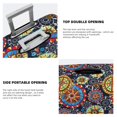 thumbnail image 4 of Bingfone Colorful Compasses Luggage Cover Washable Suitcase Cover Protector Anti-scratch Suitcase cover Fits 18-32 Inch Luggage (No luggage included), 4 of 8