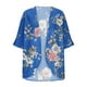 thumbnail image 5 of Blusa informal con estampado de manga larga para mujer, estilo cárdigan, de poliéster, 5 of 5