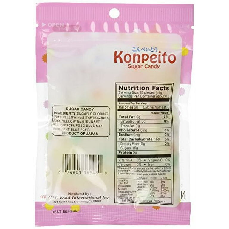 Konpeito Sugar Candy, 2.46 Oz, 100 Pieces - Walmart.com