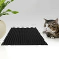 thumbnail image 3 of Cat Repellent Spike Mat For Indoor Outdoor, Anti-Cat Scratching Spiked Mat For Garden Patio Furniture, 4-Pack Purple Cat Deterrent Mat With Flexible Durable Design, Effective Cat, 3 of 6