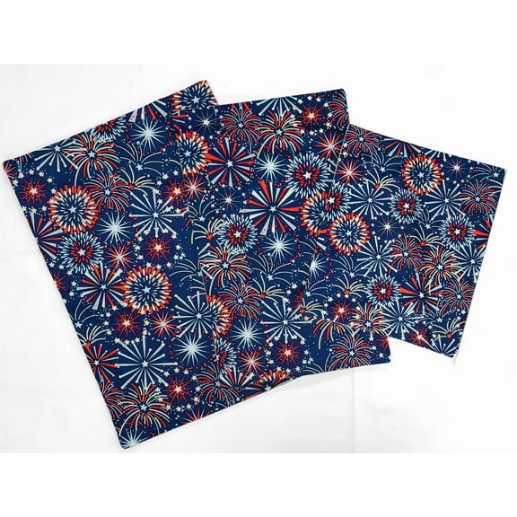 Americana Countertop Appliance Slider Mats by Penny's Needful Things (Fireworks) 3-Pack