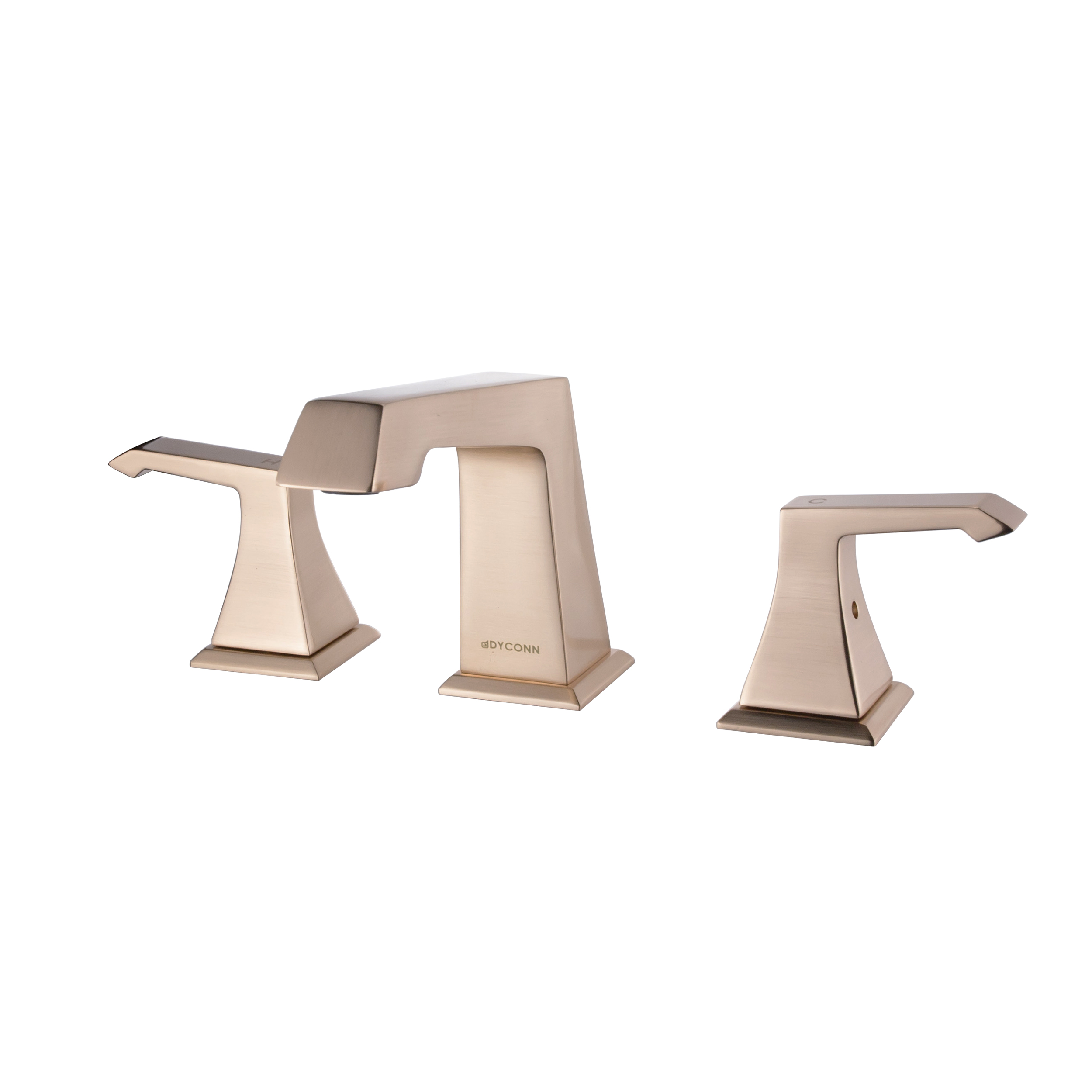 Dyconn Faucet WS3H39ARG Hali DoubleHandle 3 Hole Widespread Bathroom