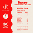 thumbnail image 4 of Banza Elbows & Cheddar Microwave Mac & Cheese Cups - High Protein, Gluten Free, Shelf-Stable Dinner, 4.2oz - pack of 4, 4 of 6