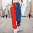 thumbnail image 2 of 2024 Women Pants Casual Classy Fashion Suitable Baseball Football Print Bottom Sweat Pockets High Waist Sporty Gym Athletic Fit Jogger Trousers, 2 of 4