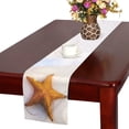 thumbnail image 2 of MKHERT Starfish Table Runner for Wedding Party Banquet Decoration 14x72 inch, 2 of 3