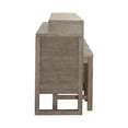 thumbnail image 4 of Bartlett Field Contemporary Wood 4 Piece Console Table Set in Driftwood, 4 of 7