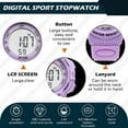 thumbnail image 6 of Steadline LED Illuminated Sports Watch with Multiple Functions - Water Resistant Timepiece with Alarm and Stopwatch Features, 6 of 6