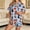 Light Blue, variant on Ruyelune BlueHalloween Pj Set Top and Shorts With PocketsSoft, breathable stretch fabric, relaxed fit, perfect for sleeping, lounging, Halloween party, movie nights,fall eveningsS