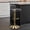 gold, variant on Clear Acrylic Bar Stool , 360° Swivel Height Adjustable Barstool with Mid Back Counter Height Stools with Backrest ( Gold )