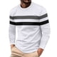 thumbnail image 1 of pstuiky Camisas de manga larga abrigadas para hombre, Camiseta deportiva informal de manga larga con cuello redondo y parches para hombre tops de invierno para hombre m, 1 of 4