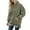 Army Green, variant on Womens Oversized Hoodie Dress 2025 Fall Solid Sweatshirts with Zipper Side Slit Casual Fashion Loose Pullover Tops