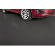 G-Floor 8.5' x 22' Coin Pattern Garage and Universal Flooring Cover & Under Car Mat - Slate Grey