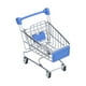 thumbnail image 4 of Mini carrito de supermercado, mini carrito de supermercado, juguetes azules, carritos de compras de juguete, artesanía excepcional, 4 of 14