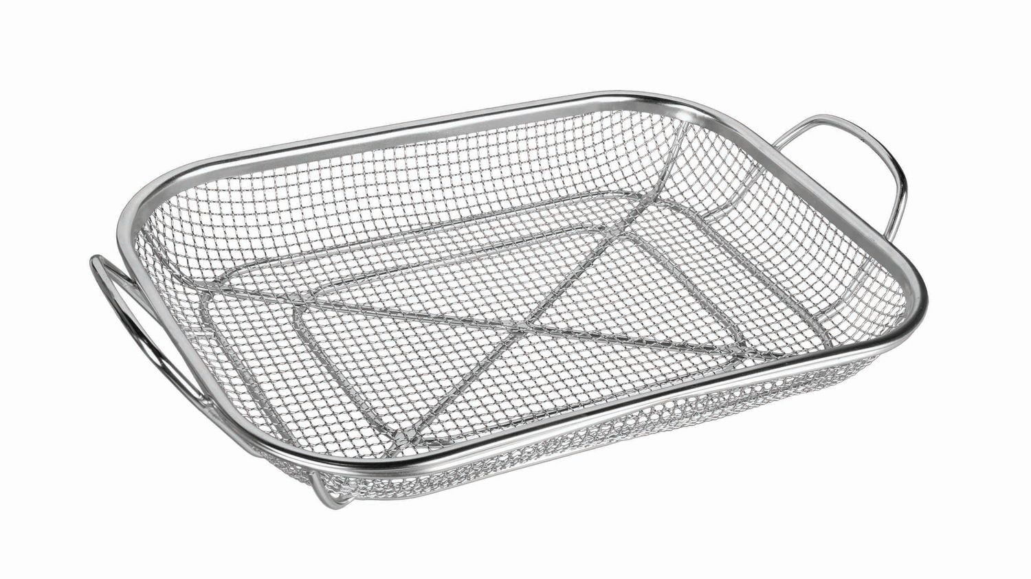 MESH ROASTING PAN, EXPERT GRILL STAINLESS STEEL ROASTING PAN
