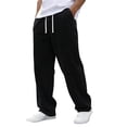 thumbnail image 2 of Men's Vintage Casual Jeans with Elastic Waist, Drawstring, and Pockets, 2 of 8