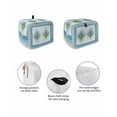 thumbnail image 2 of Nautical Anchor Toaster Cover 2 Slice, Gold Anchor Rope Stripe Blue Bread Maker Cover Toaster Dust Cover with Pockets, Dust-Proof Cover for Kitchen Small Appliance 12x7.5x8in, 2 of 5