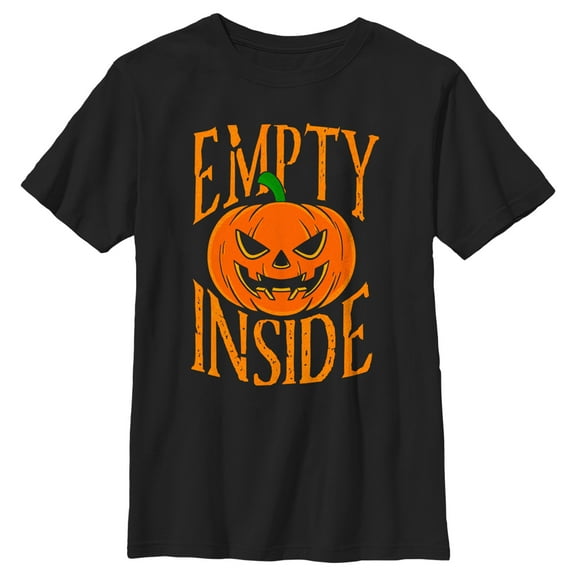 Boy's Lost Gods Halloween Empty Inside Graphic Tee Black Large