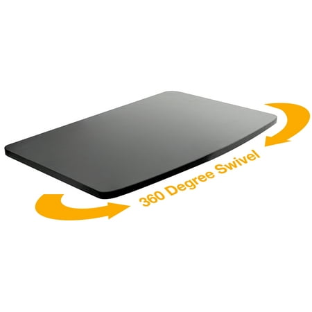 Cannon Low Profile Swivel Base - Mount-It! TV Turntable Stand, Rotating Swivel TV Base 32, 37, 40, 42, 47, and 50