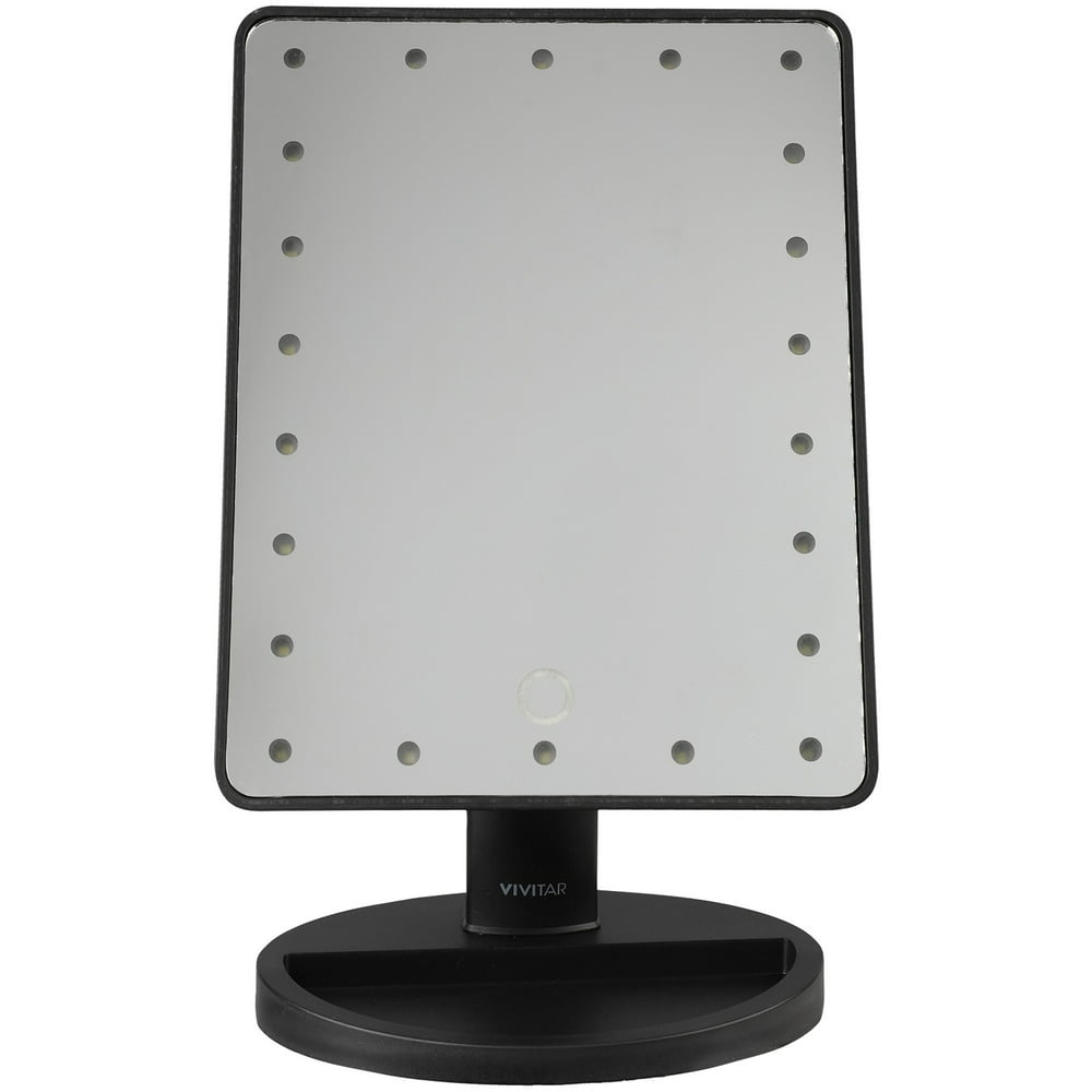 Vivitar MR-1105B 22-LED Lighted Vanity Mirror (Black) - Walmart.com