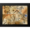 thumbnail image 2 of Klee, Paul 18x15 Black Modern Framed Museum Art Print Titled - Three-Part Composition, 2 of 5