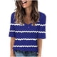 thumbnail image 1 of Camisetas de Manga Corta con Cuello en V Impresas, Camisetas Ligeras Y Elegantes con Cuello en V de las Mujeres, 1 of 5