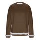 thumbnail image 3 of RKSTN Fleece Sweatshirts for Men Oversized Crewneck Pullover Hoodless Sweatshirt Top Mens Casual Solid Round Neck Loose Fits Comfy Long Sleeve Sweatshirt with Pockets Fall Winter Clothes, 3 of 7