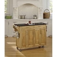 thumbnail image 1 of Homestyles Chariot de Cuisine en Bois à Roulettes Create-a-Cart Brun, 1 of 22