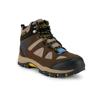 Caterpillar Men's Threshold Rebound Chelsea Waterproof Steel Toe Work Boot (P91783) in Bison 11 / W